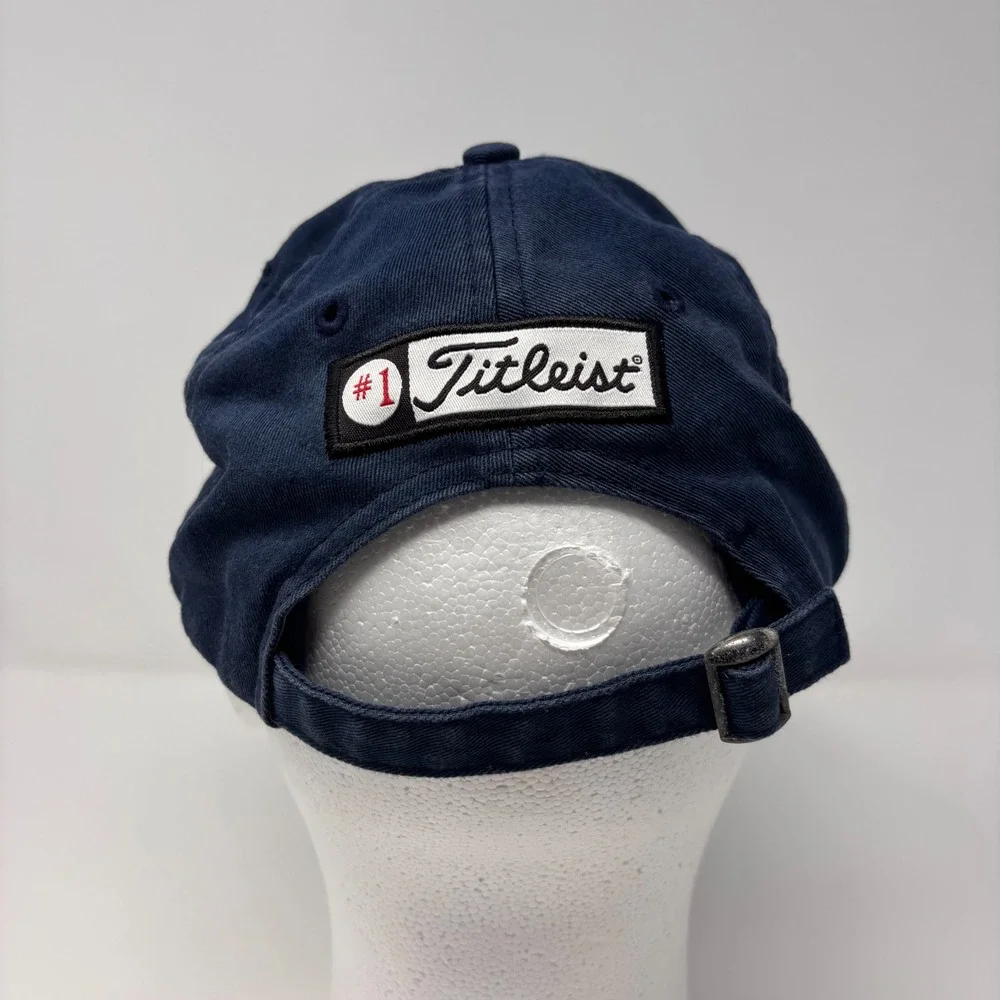 Rare Disney Mickey Mouse Titleist Golf Hat Navy Blue Adjustable‎ Strapback Cap